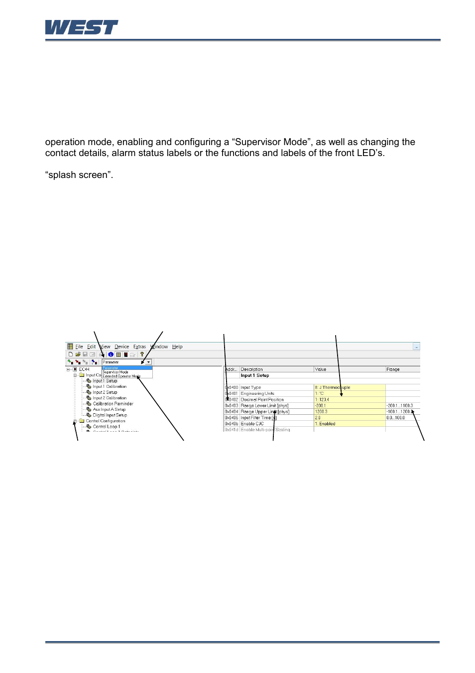22 pc software, Using the pc software, Pc software | West Control Solutions Pro-EC44 User Manual | Page 242 / 274