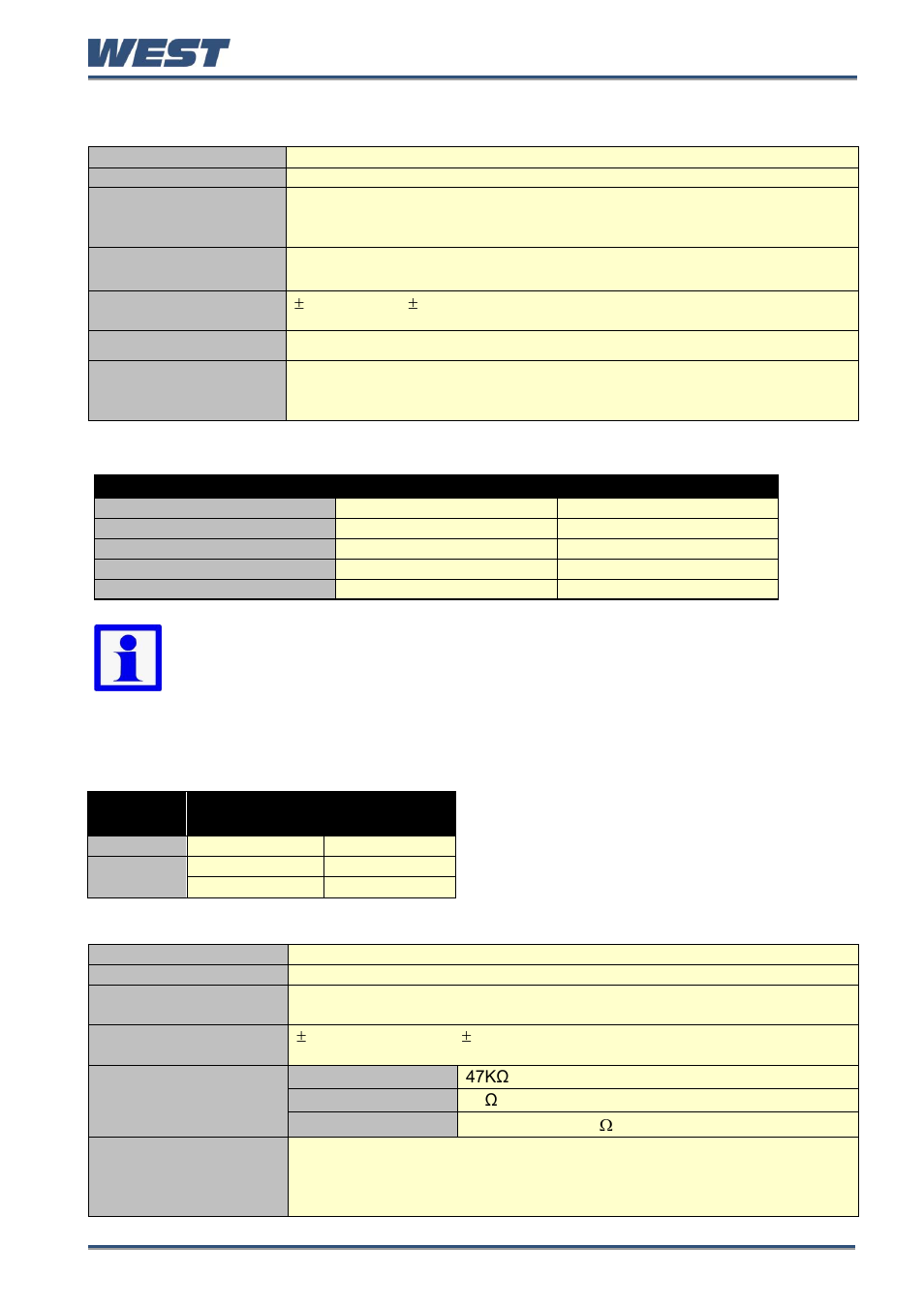 Dc linear performance, Input functions, Auxiliary input | Auxiliary input a types & ranges, Auxiliary input performance | West Control Solutions Pro-EC44 User Manual | Page 254 / 274