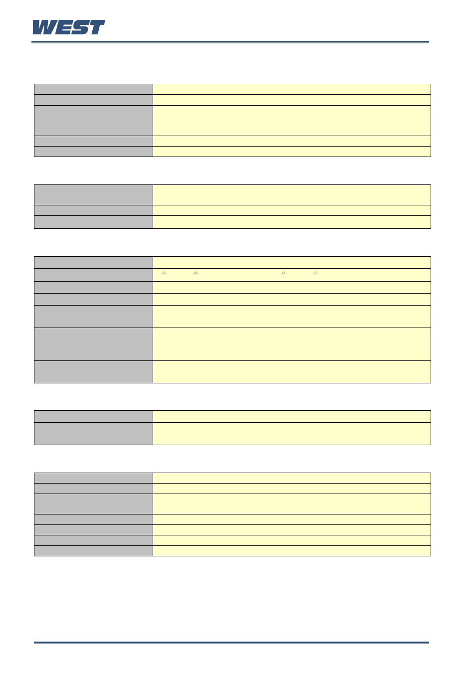 Data recorder option, Display, Operating conditions | Conformance norms, Dimensions | West Control Solutions Pro-EC44 User Manual | Page 261 / 274