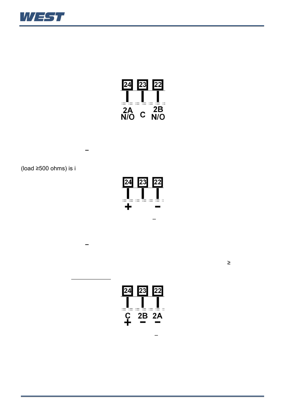 Plug-in module slot 2 - dual relay output module | West Control Solutions Pro-EC44 User Manual | Page 29 / 274