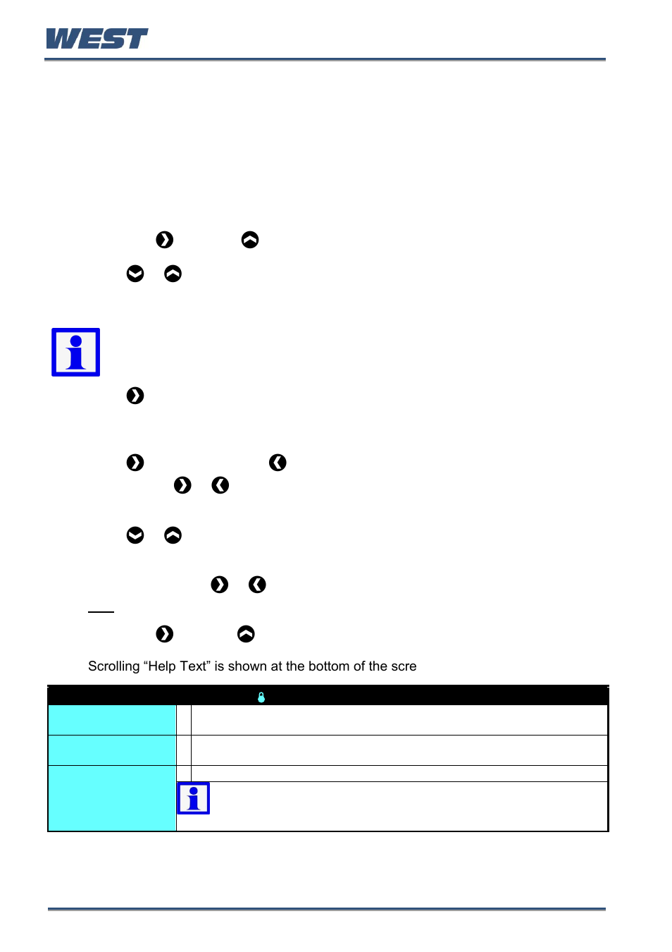 Recorder control menu, Entry into the recorder control menu, Navigating the recorder control menu | West Control Solutions Pro-EC44 User Manual | Page 69 / 274