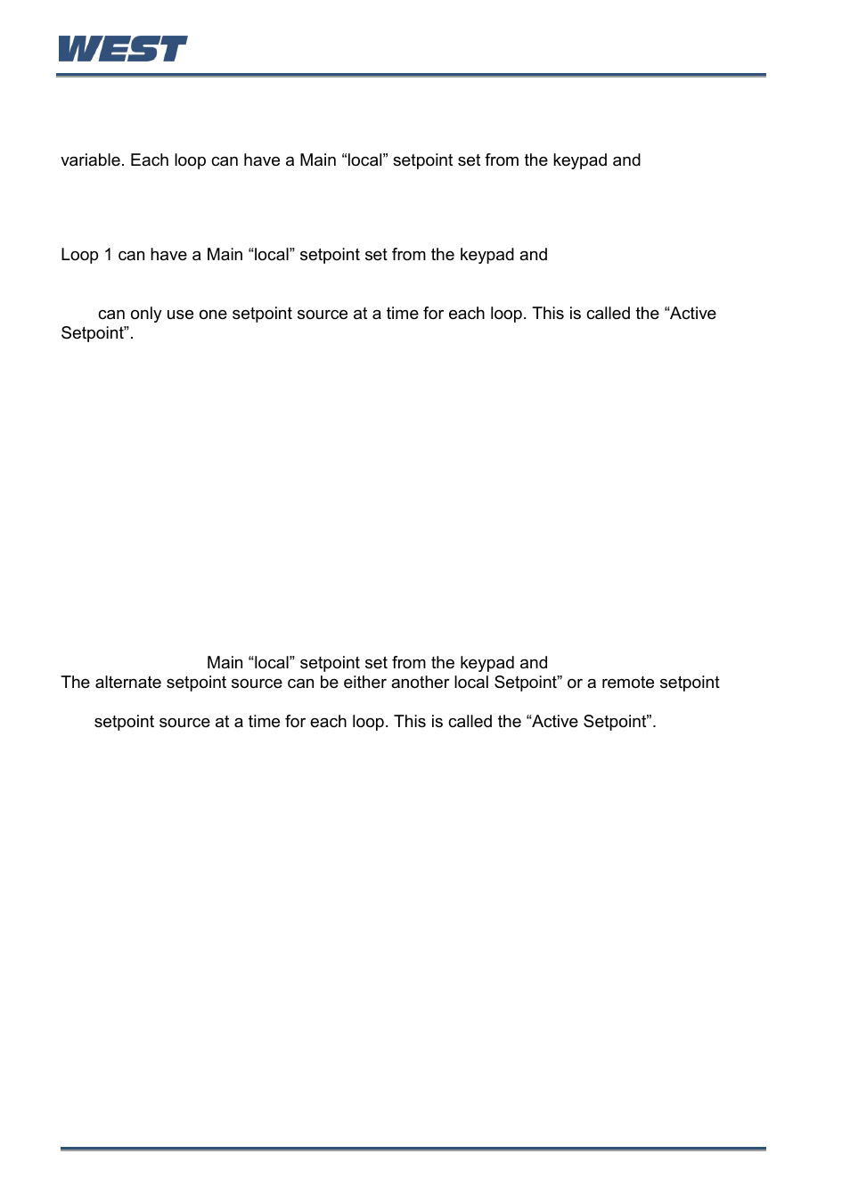 15 setpoint sources, Loop 1 setpoint sources, Loop 1 profile setpoint | Loop 2 setpoint sources, Loop 2 profile setpoint, Setpoint sources | West Control Solutions Pro-EC44 User Manual | Page 93 / 274