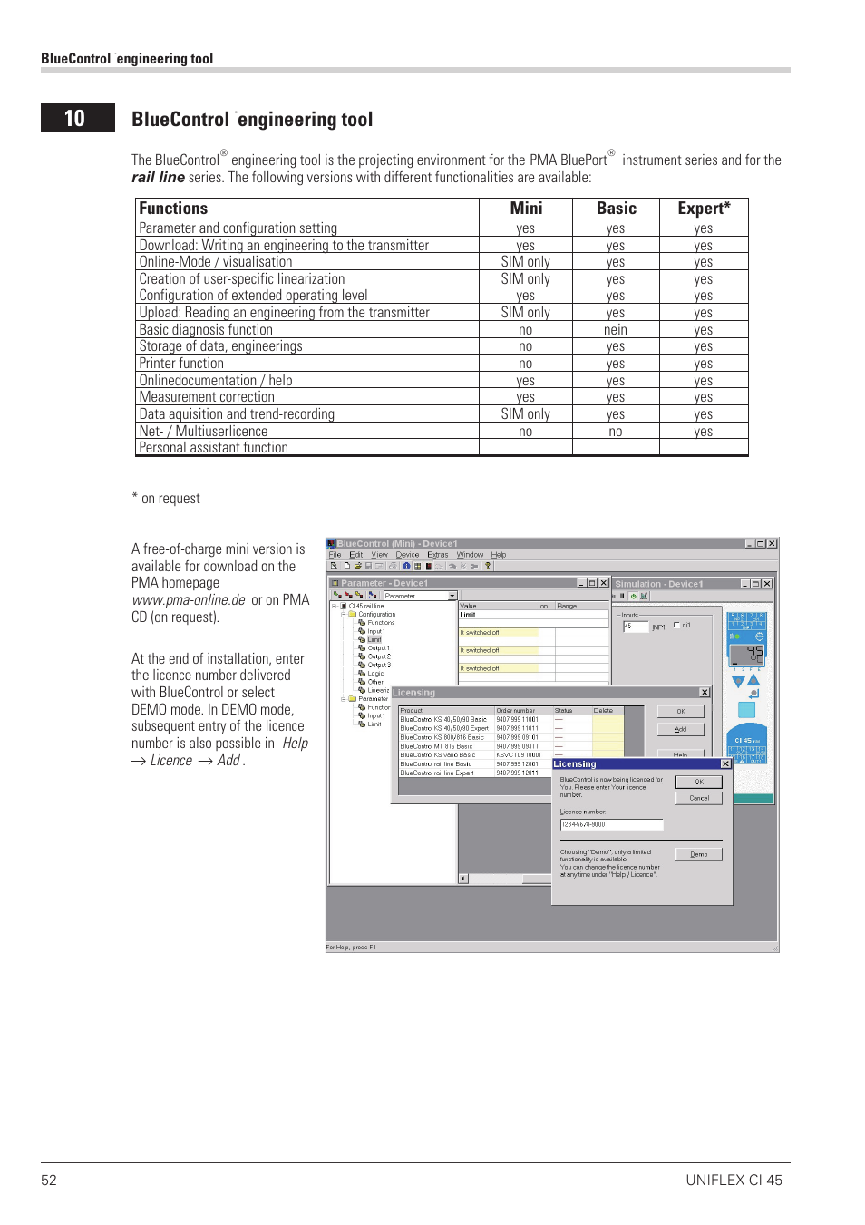 Bluecontrol òengineering tool 52, Bluecontrol 52, Bluecontrol | Engineering tool | West Control Solutions CI 45 User Manual | Page 52 / 60