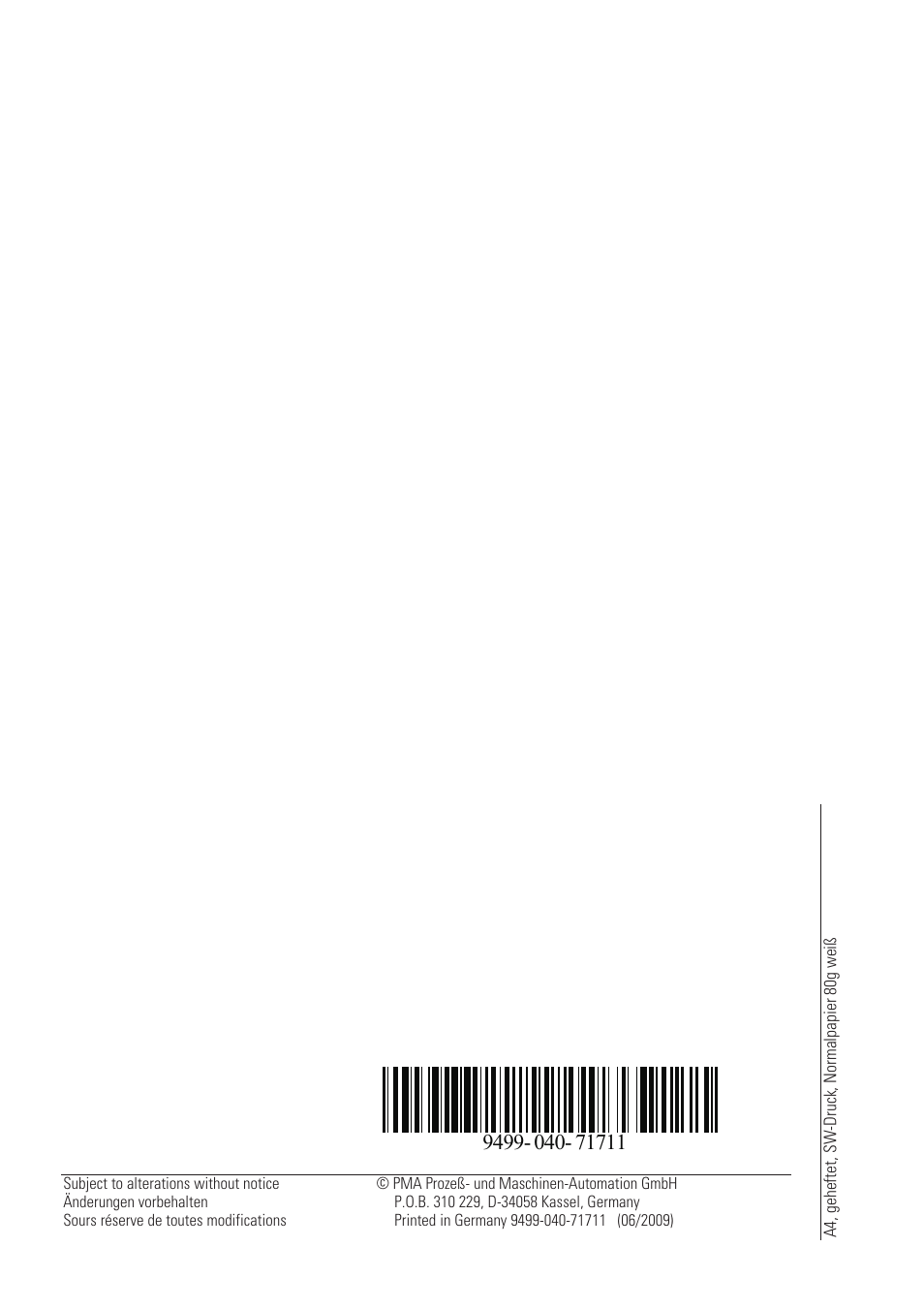 West Control Solutions CI 45 User Manual | Page 60 / 60