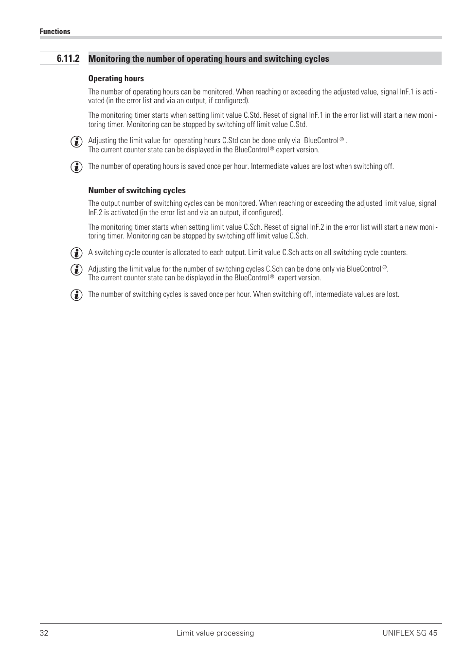 Detection of sensor and wiring errors 32 | West Control Solutions SG 45 User Manual | Page 32 / 56
