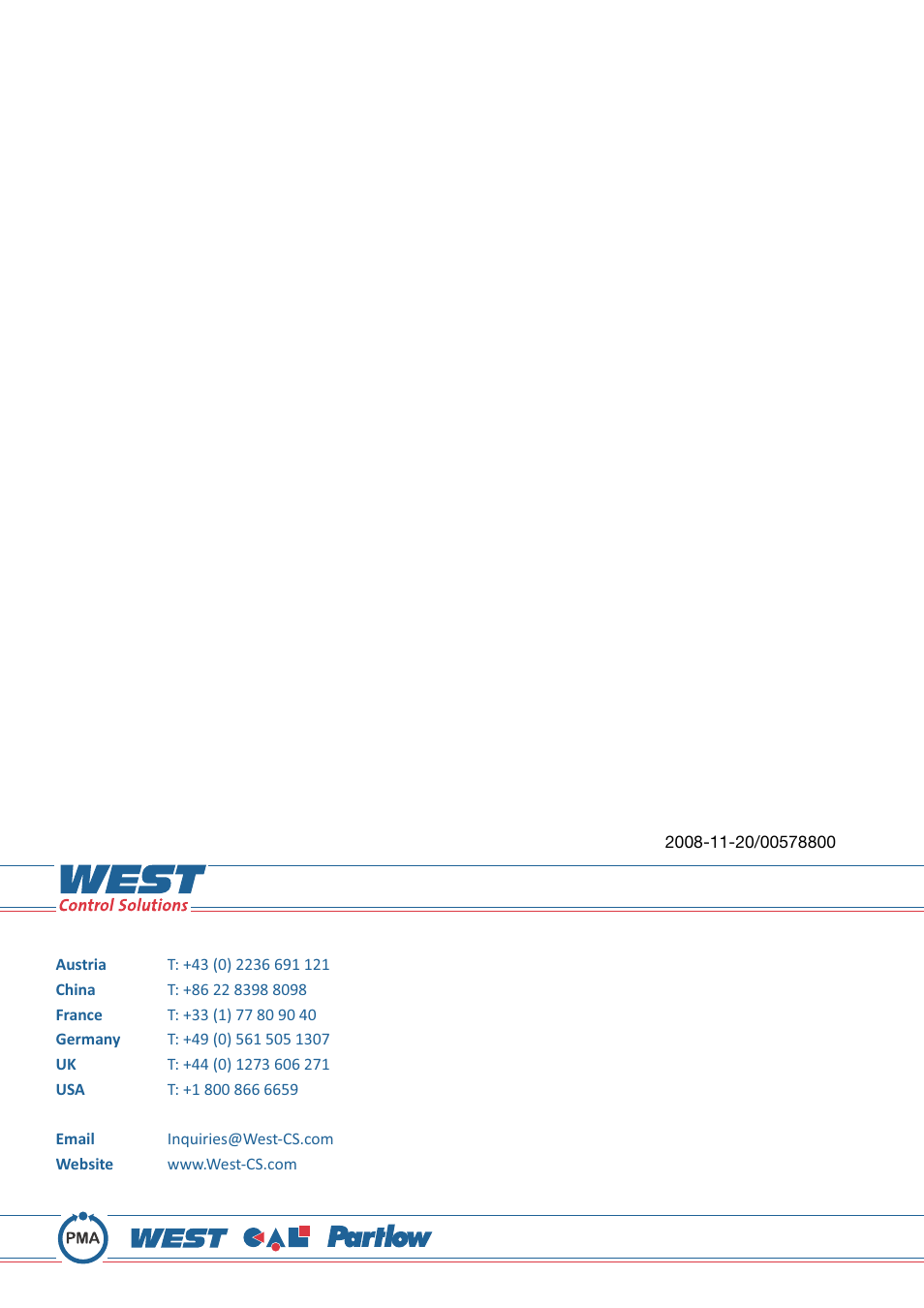 West Control Solutions DataVU 5 User Manual | Page 136 / 136
