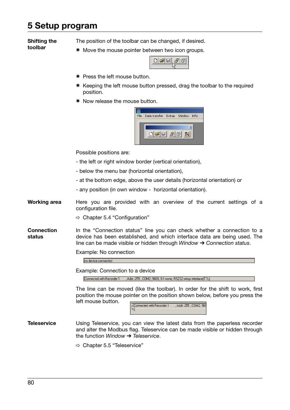 5 setup program | West Control Solutions DataVU 5 User Manual | Page 80 / 136