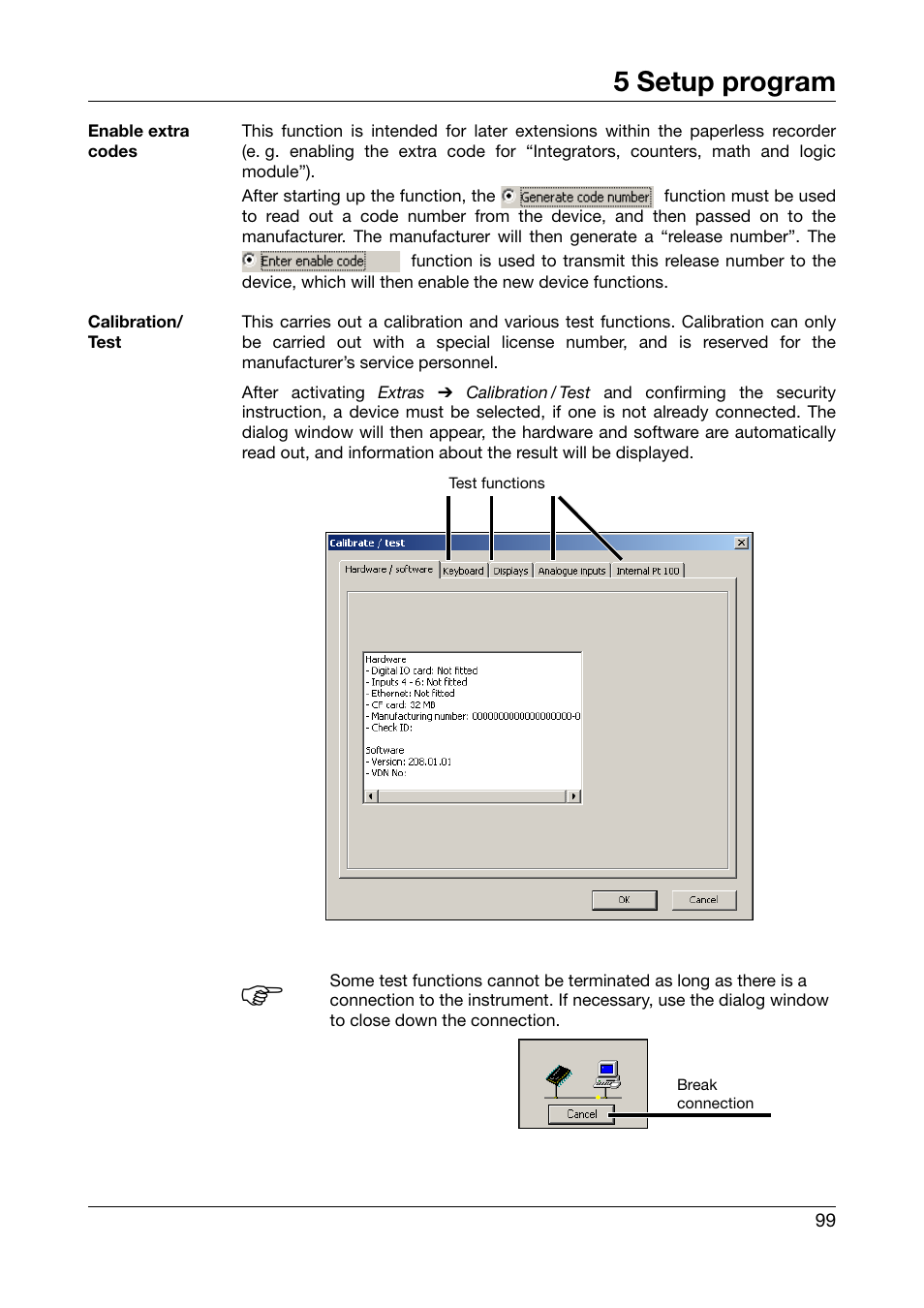 5 setup program | West Control Solutions DataVU 5 User Manual | Page 99 / 136