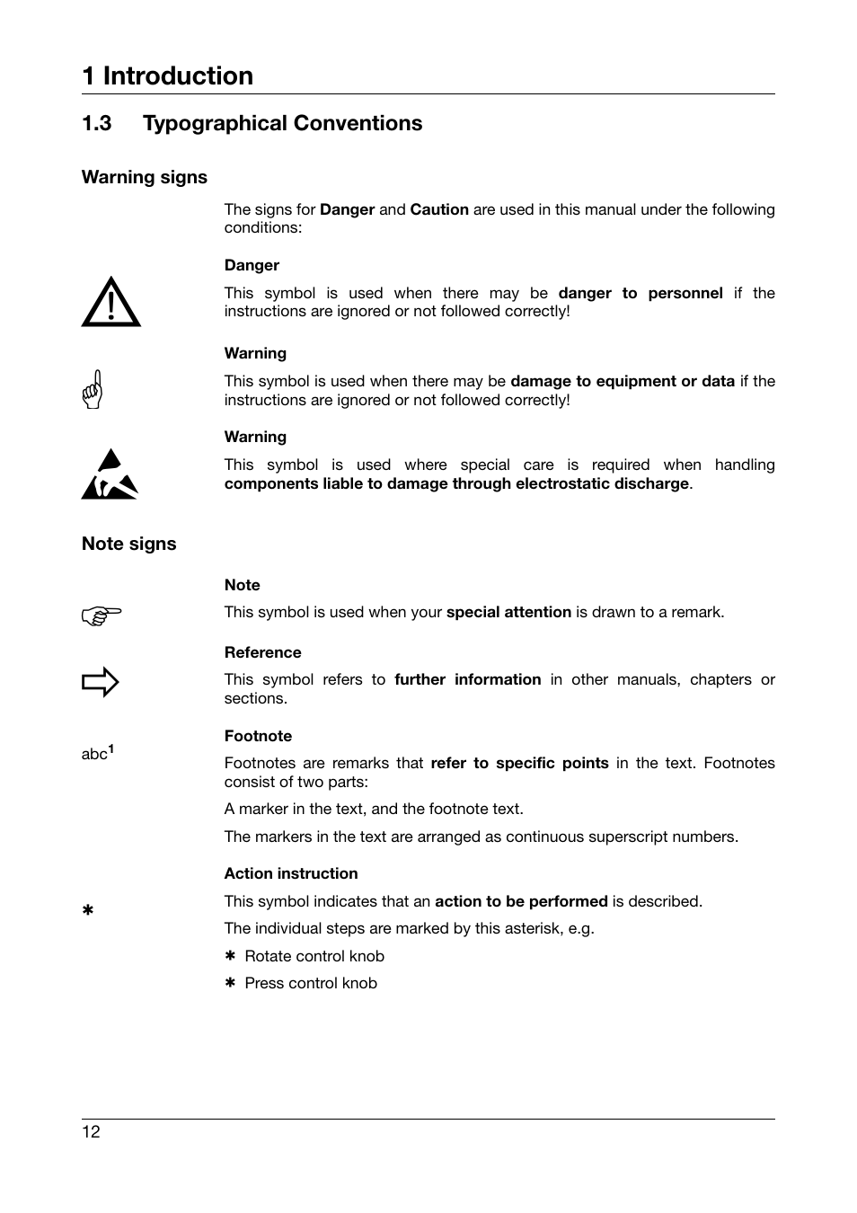 3 typographical conventions, Typographical conventions, 1 introduction | West Control Solutions DataVU 7 User Manual | Page 12 / 208