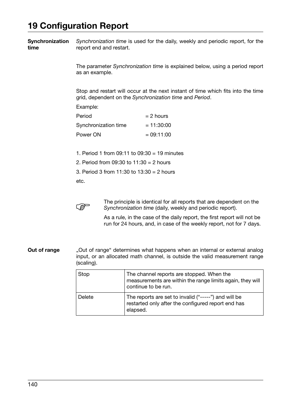 19 configuration report | West Control Solutions DataVU 7 User Manual | Page 140 / 208