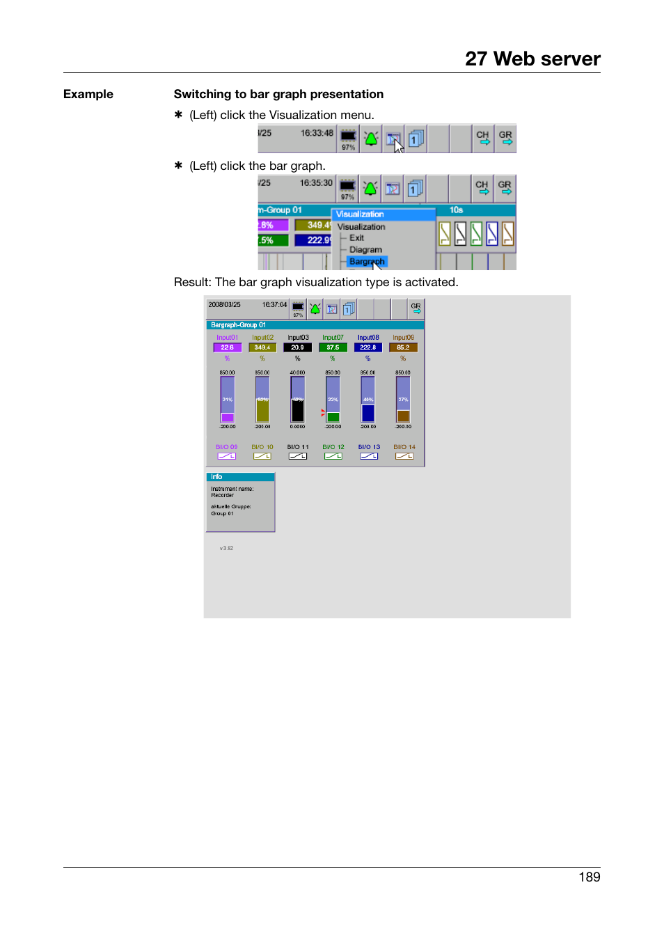 27 web server | West Control Solutions DataVU 7 User Manual | Page 189 / 208