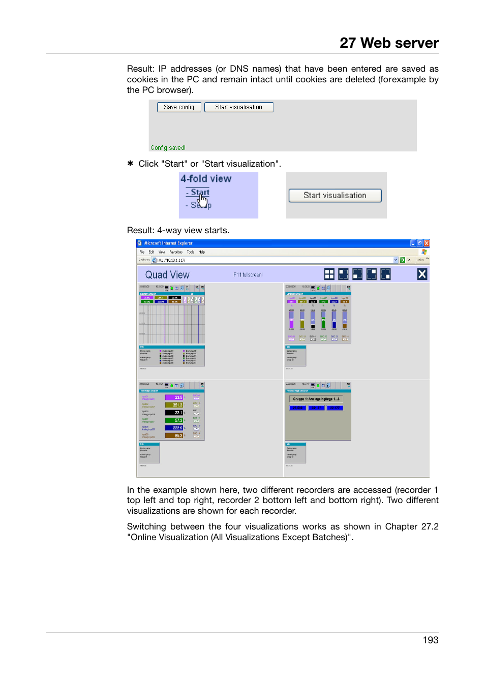 27 web server | West Control Solutions DataVU 7 User Manual | Page 193 / 208