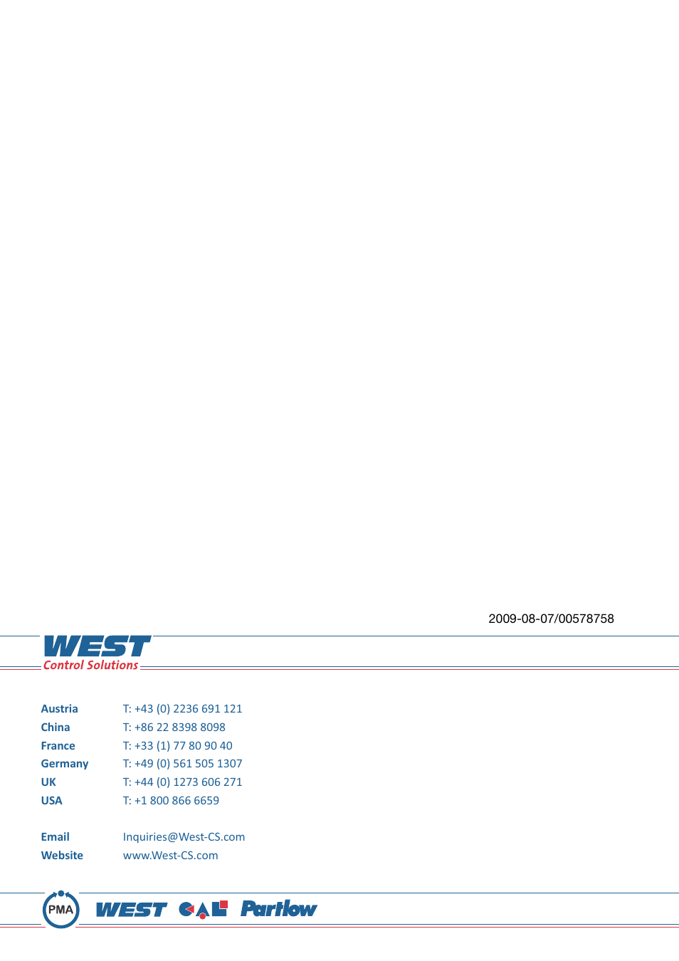 West Control Solutions DataVU 7 User Manual | Page 208 / 208