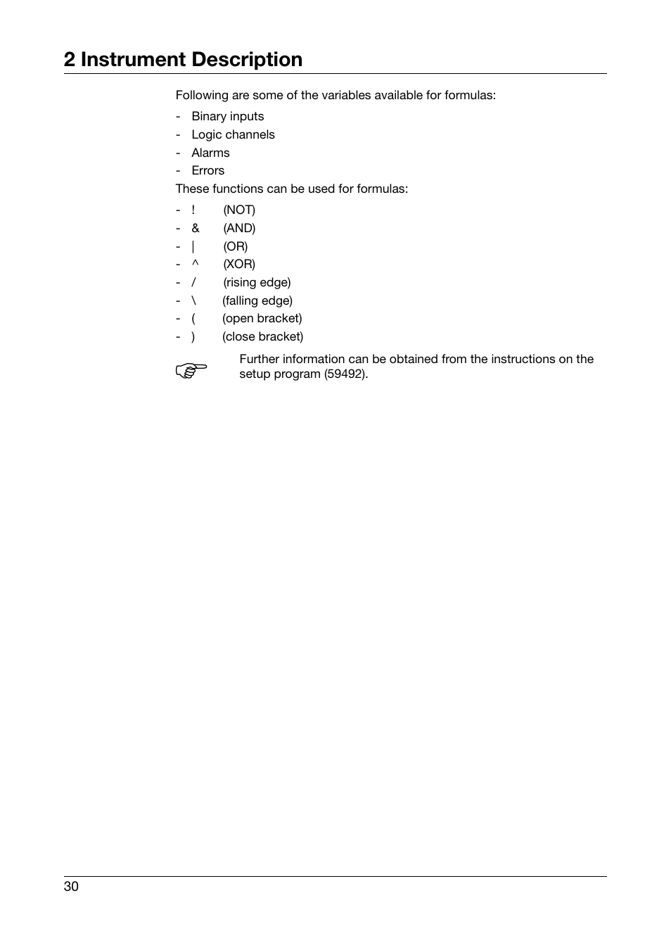 2 instrument description | West Control Solutions DataVU 7 User Manual | Page 30 / 208