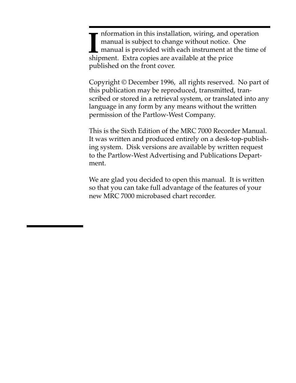 West Control Solutions MRC 7000 Recorder Manual User Manual | Page 2 / 64