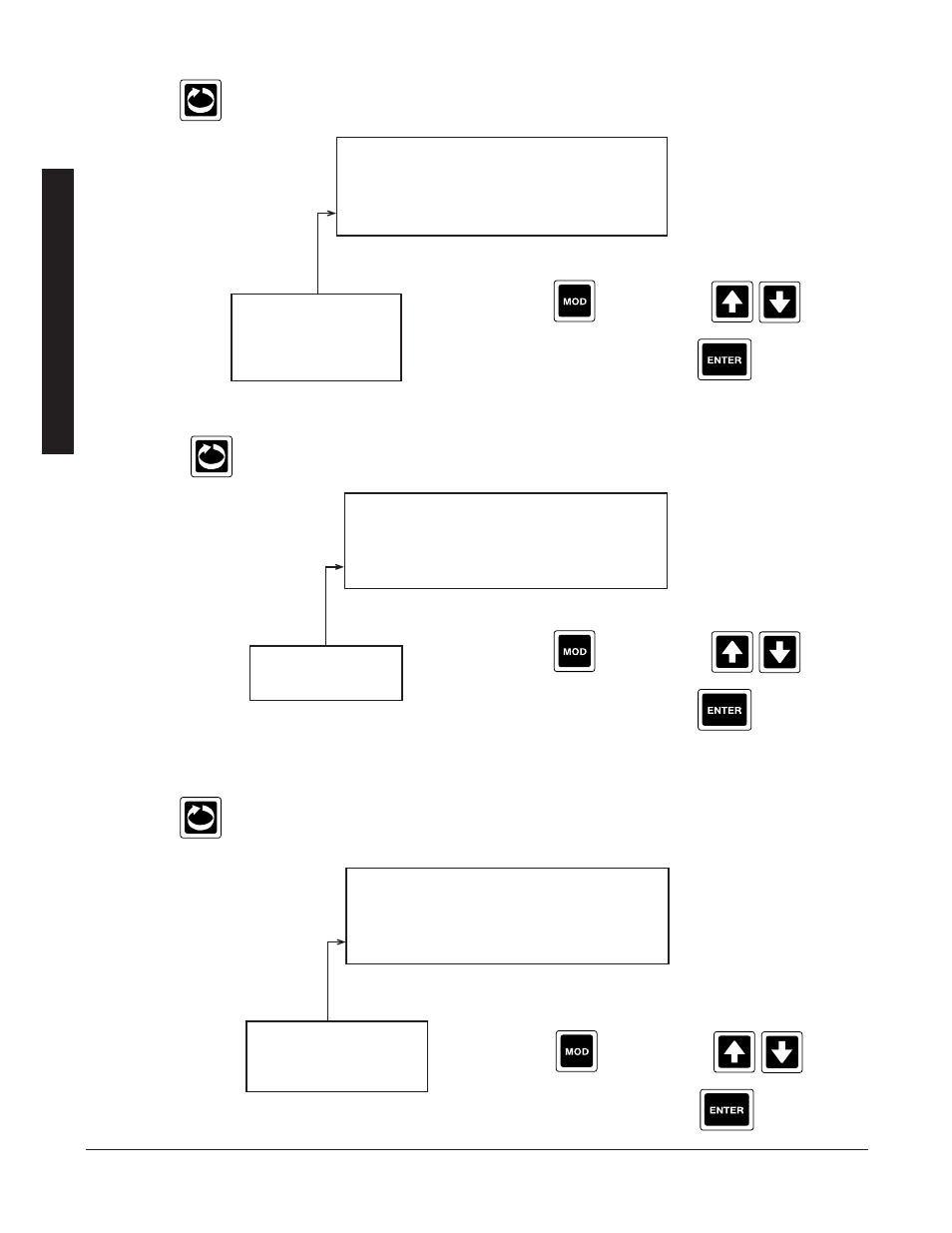 Tx display option in both modes, Tx totalizer type continuous, Tx display format digits - no commas | West Control Solutions MRC 9000 User Manual | Page 140 / 318