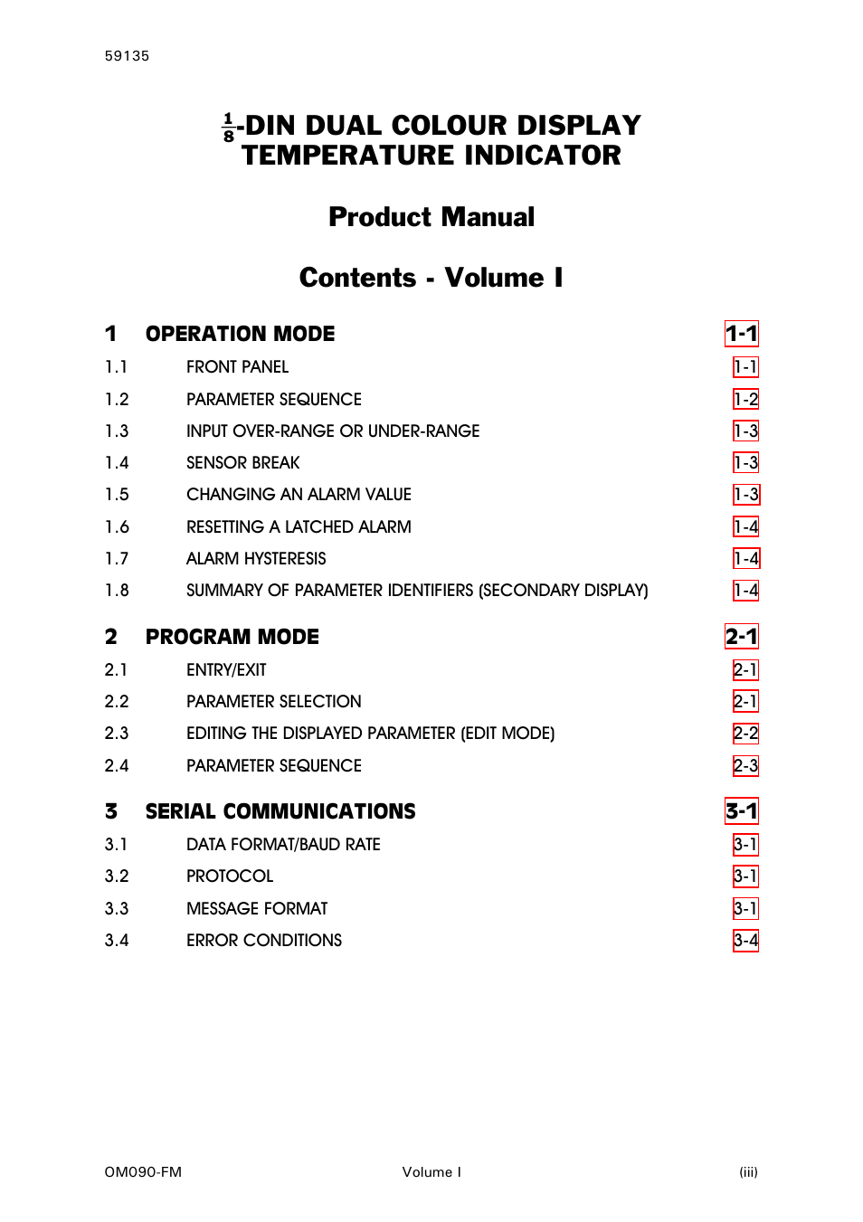 West Control Solutions N8080 (for 1xxx) User Manual | Page 3 / 40