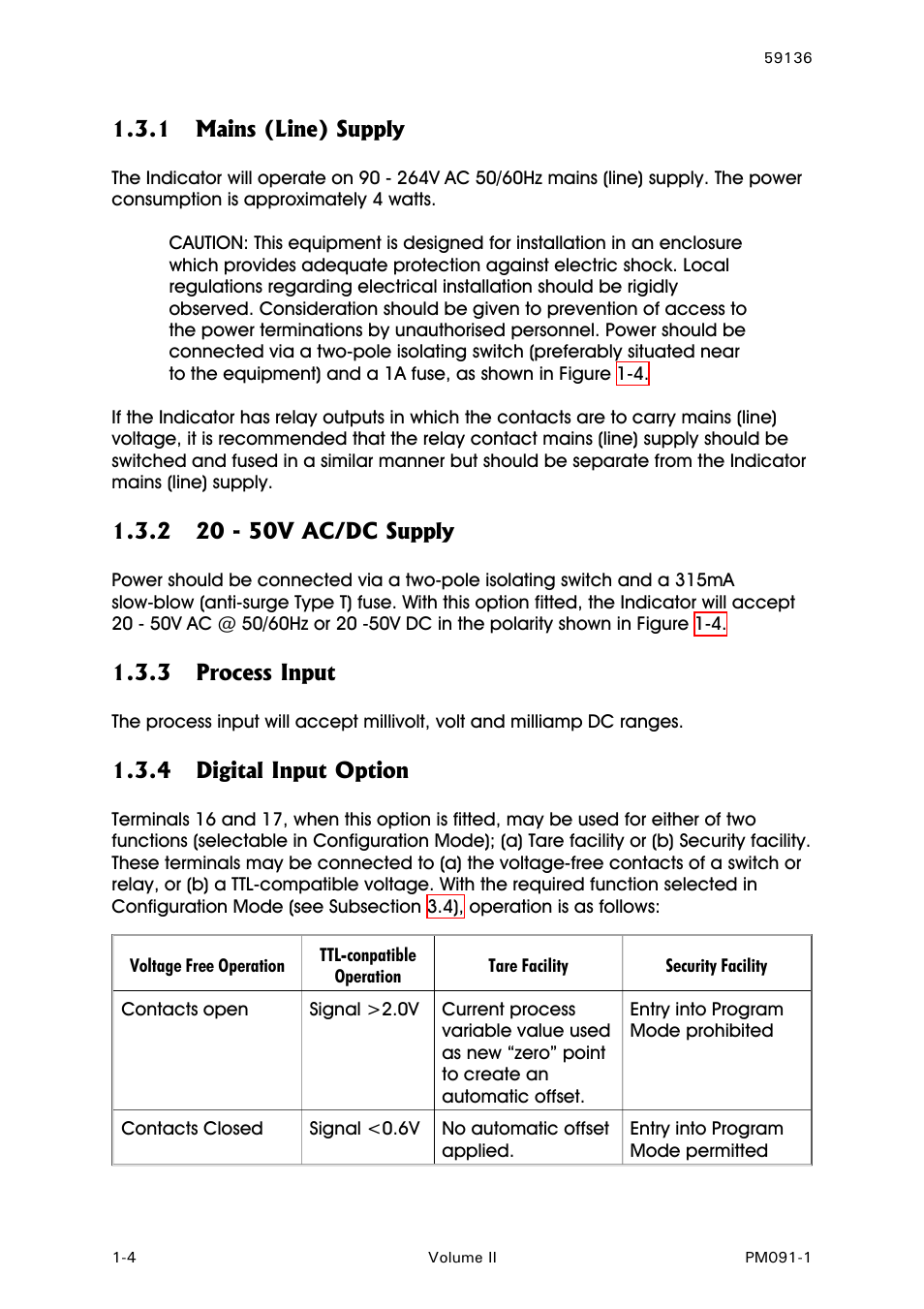 Mains (line) supply, 20 - 50v ac/dc supply, Process input | Digital input option | West Control Solutions N8080 (for 2xxx) User Manual | Page 22 / 39