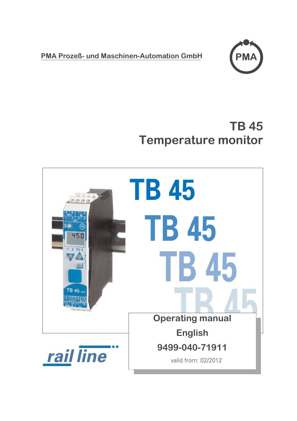 West Control Solutions TB 45 Temperature Monitor User Manual | 52 pages