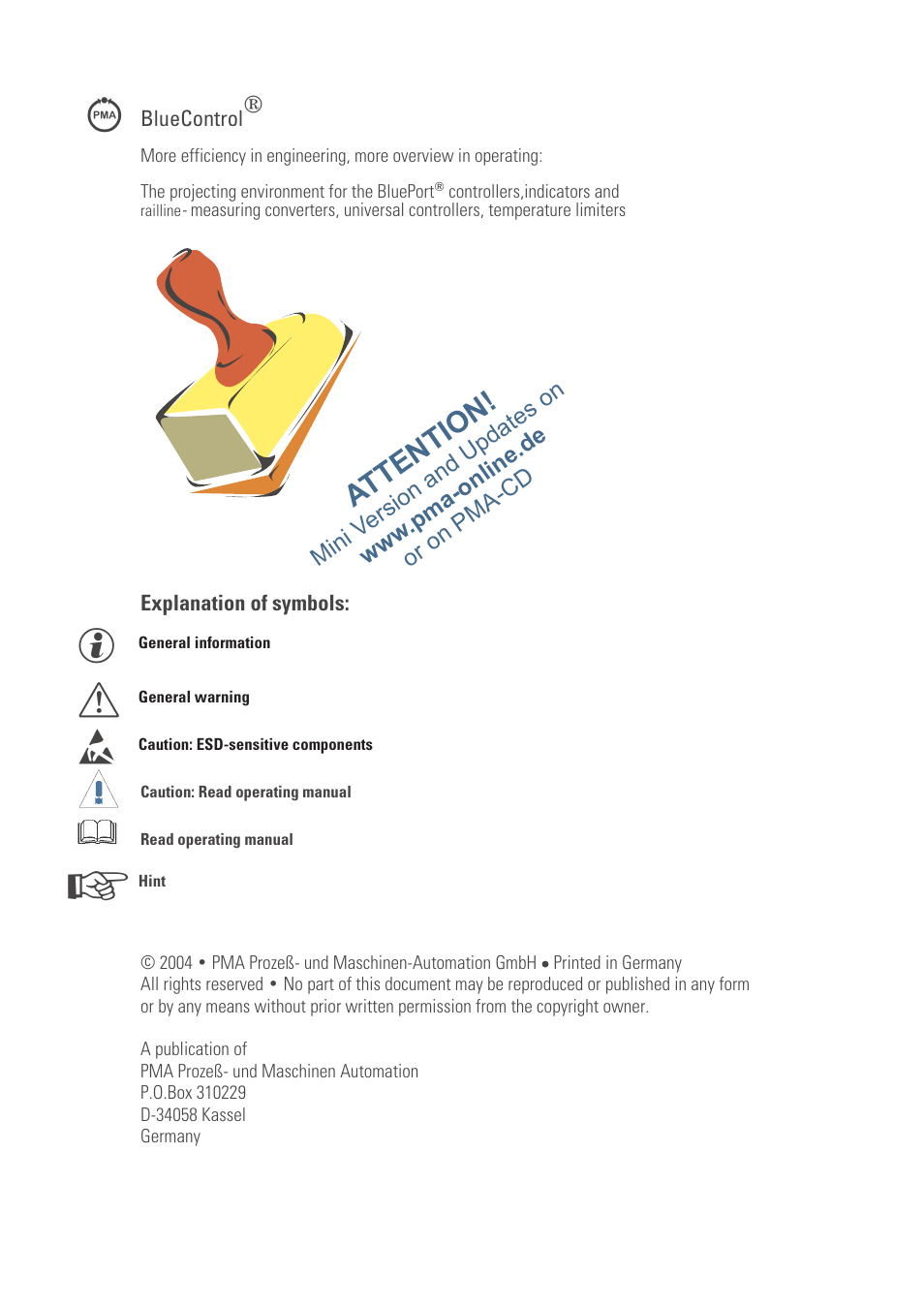 Attention | West Control Solutions TB 45 Temperature Monitor User Manual | Page 2 / 52