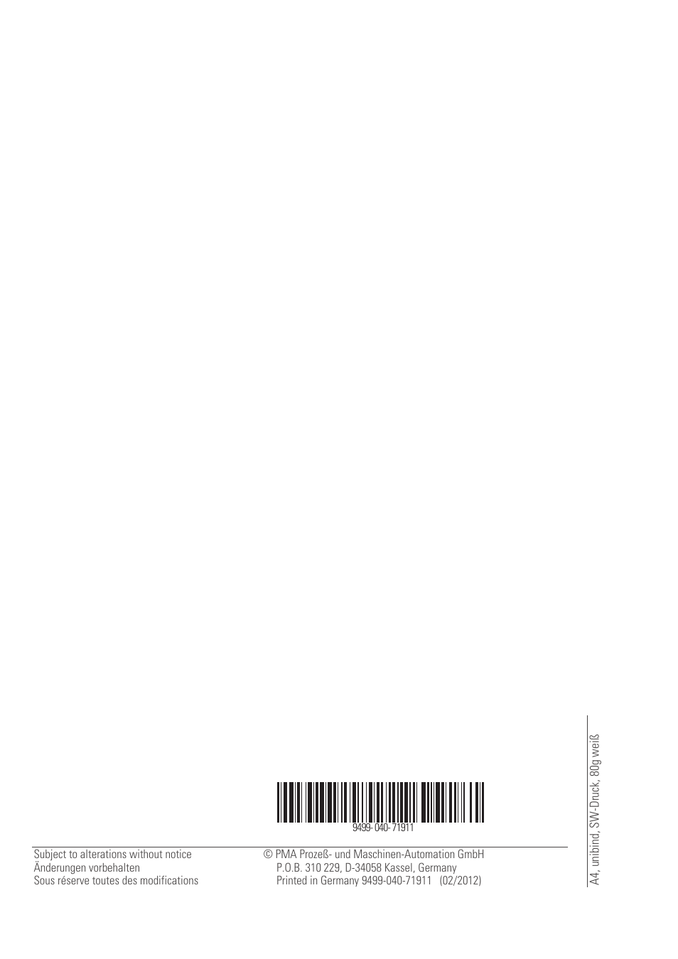 West Control Solutions TB 45 Temperature Monitor User Manual | Page 52 / 52