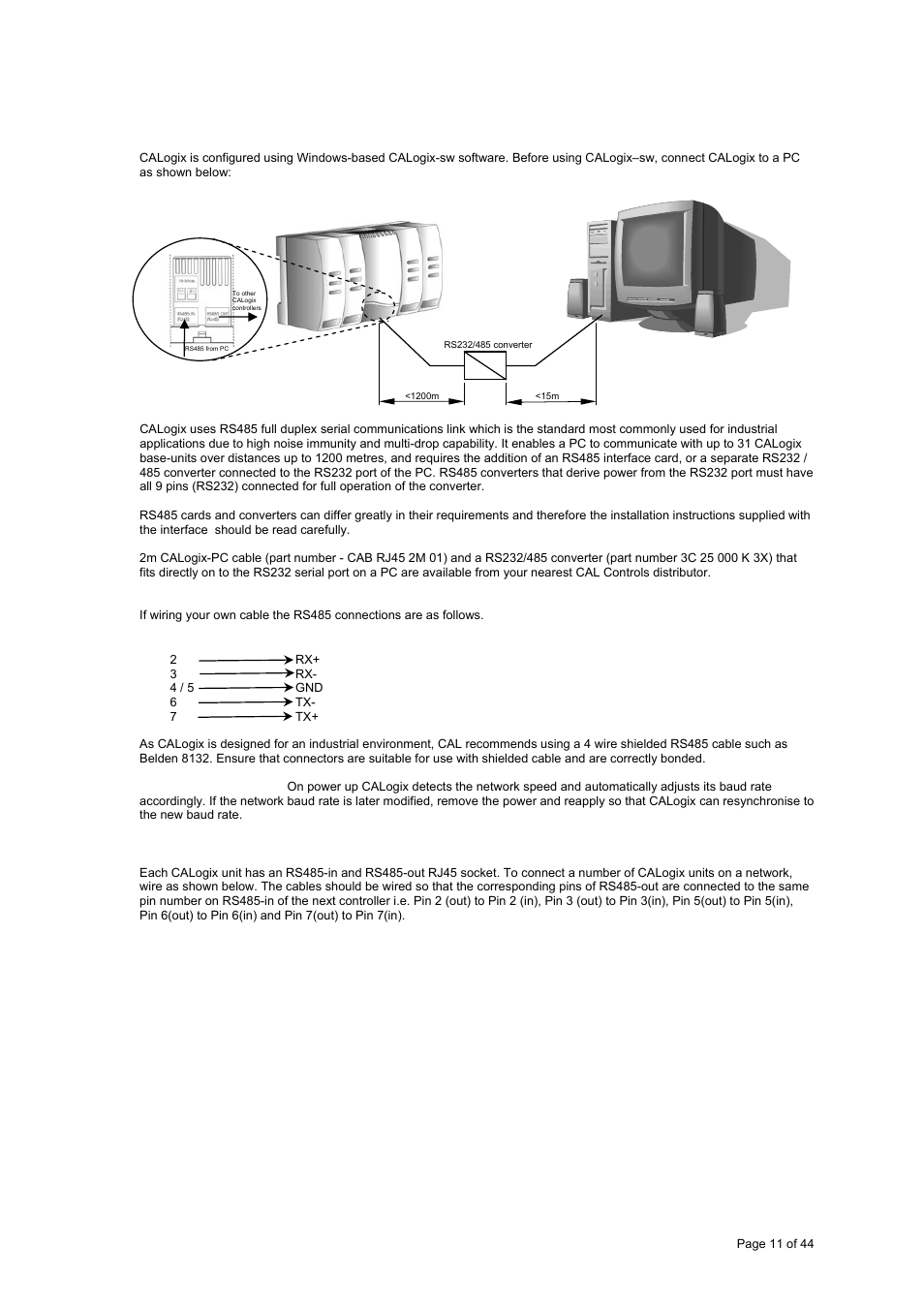 Configuring calogix | West Control Solutions CALogix User Manual | Page 11 / 44
