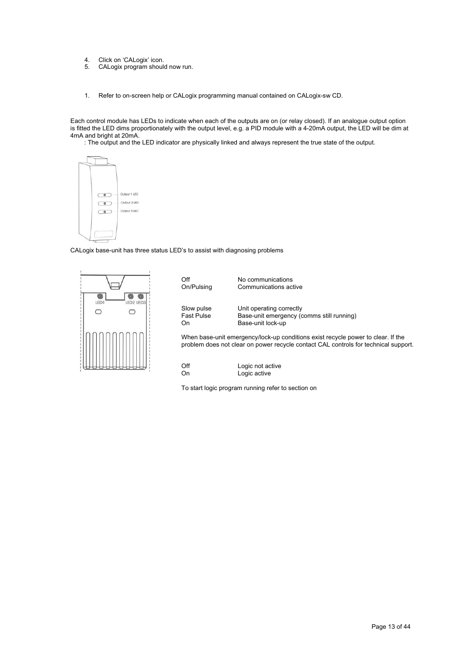 Diagnostics | West Control Solutions CALogix User Manual | Page 13 / 44