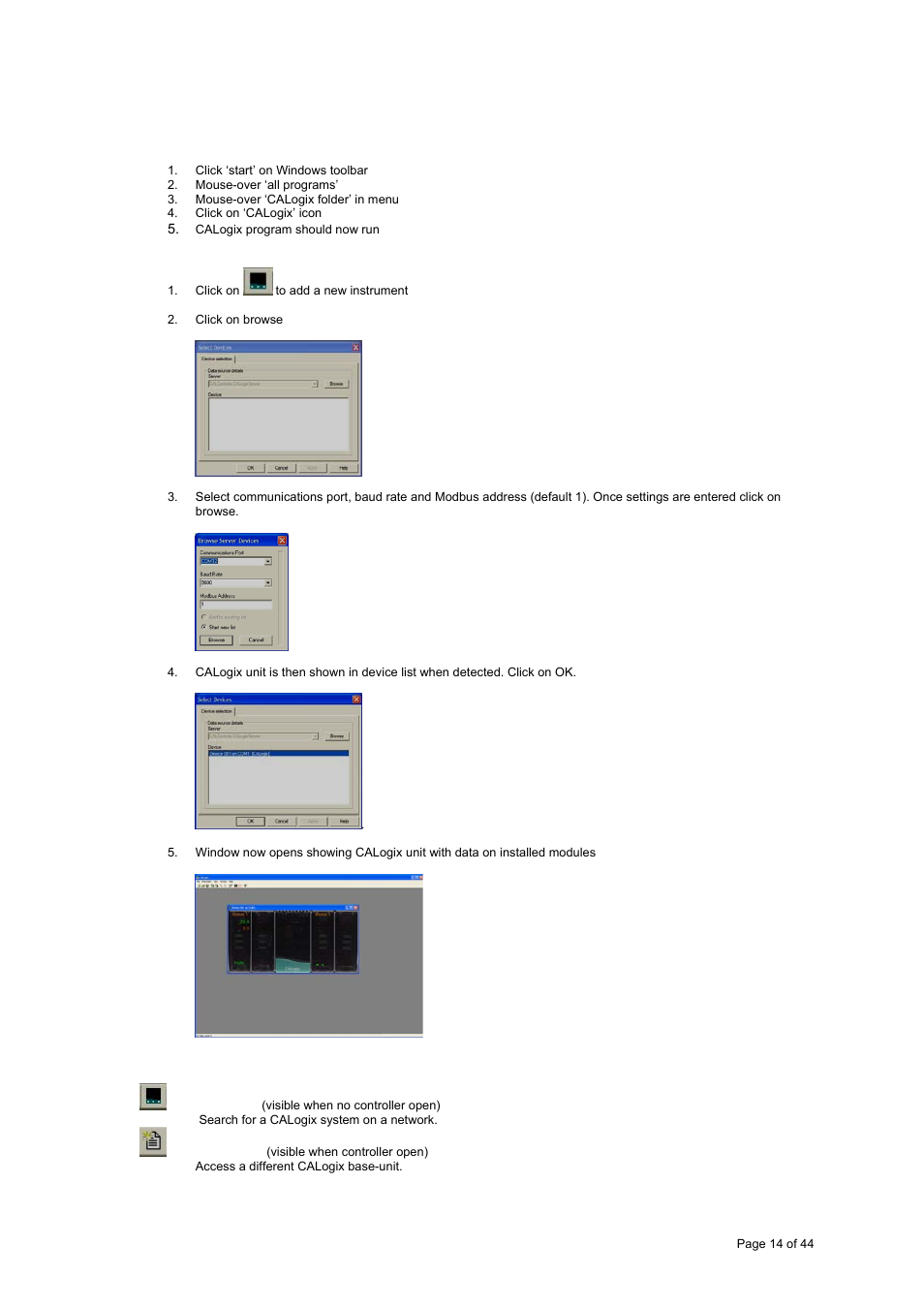 Calogix-sw configuration software | West Control Solutions CALogix User Manual | Page 14 / 44