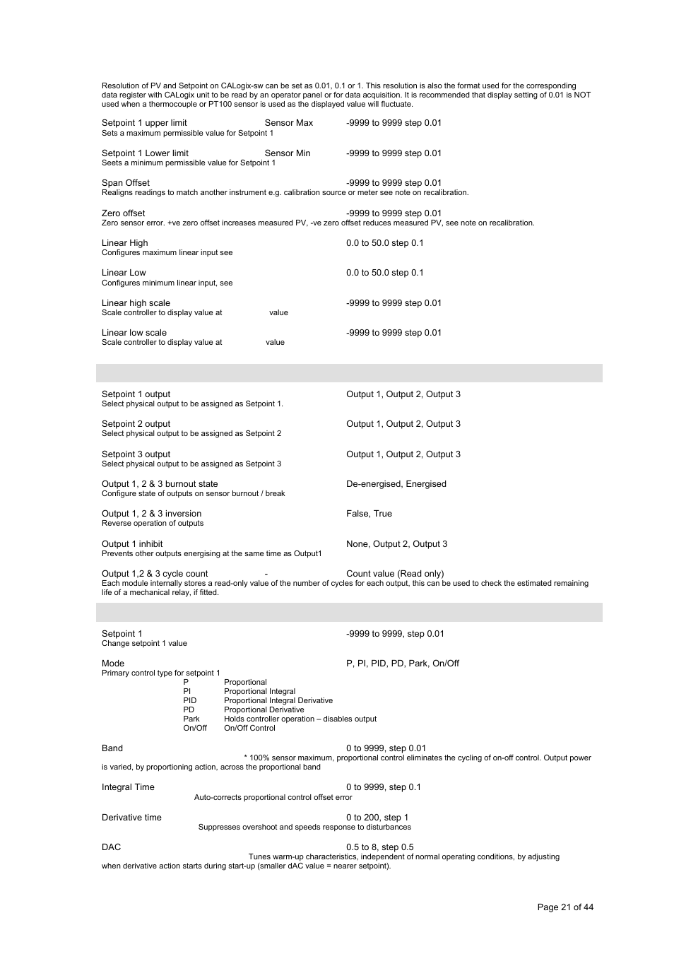 West Control Solutions CALogix User Manual | Page 21 / 44