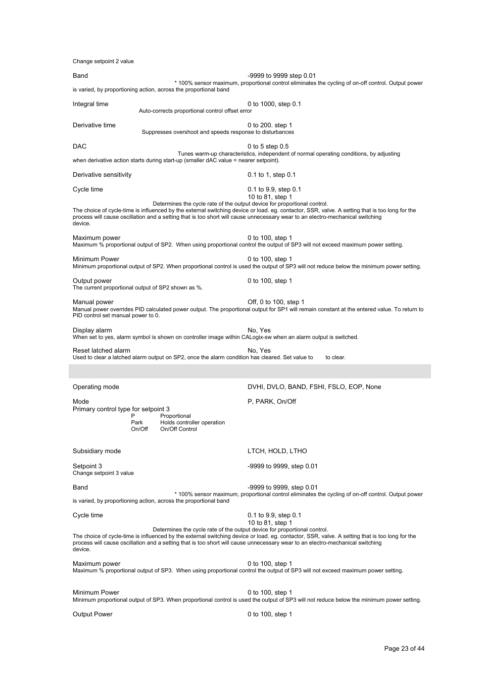 West Control Solutions CALogix User Manual | Page 23 / 44
