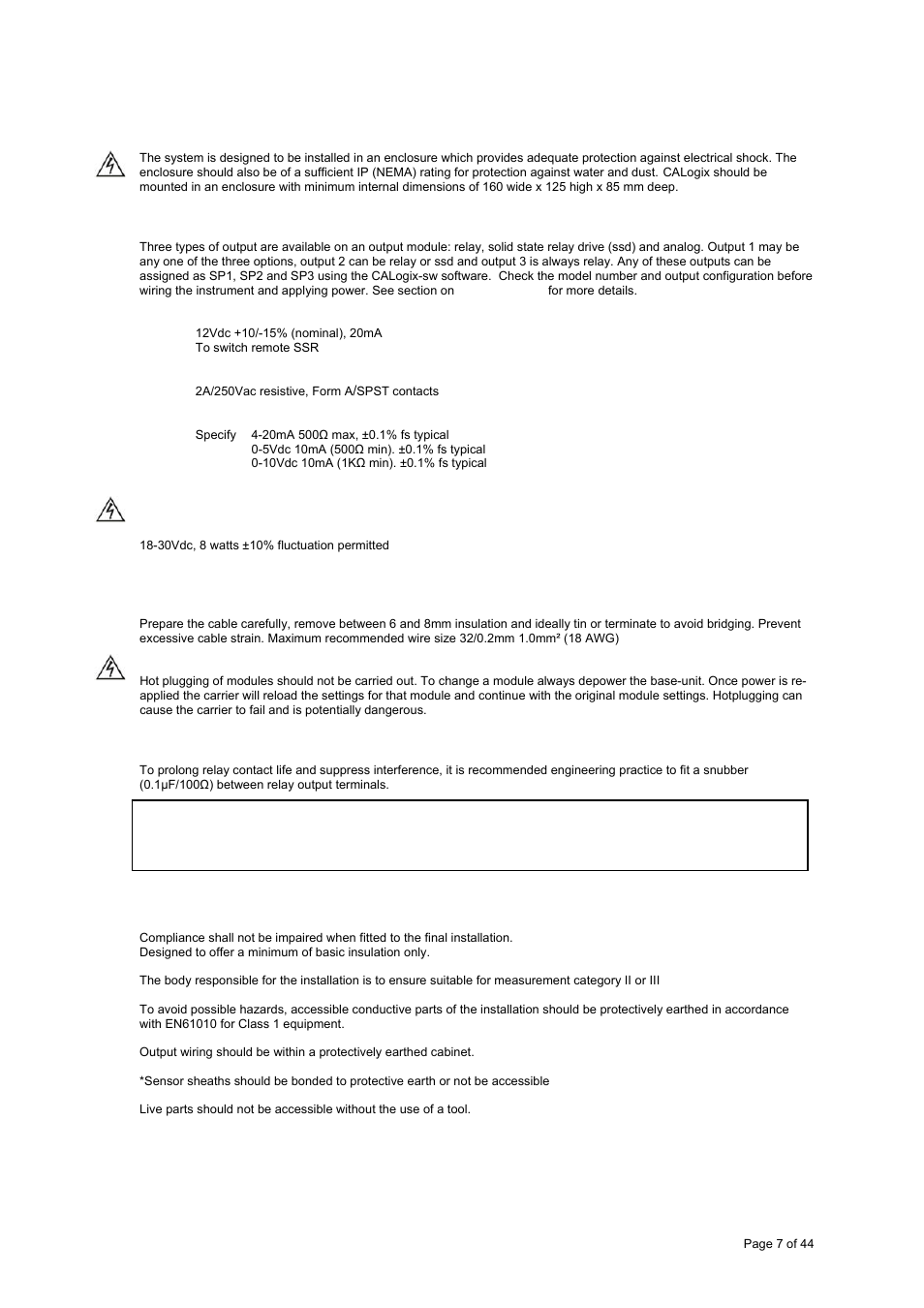 West Control Solutions CALogix User Manual | Page 7 / 44