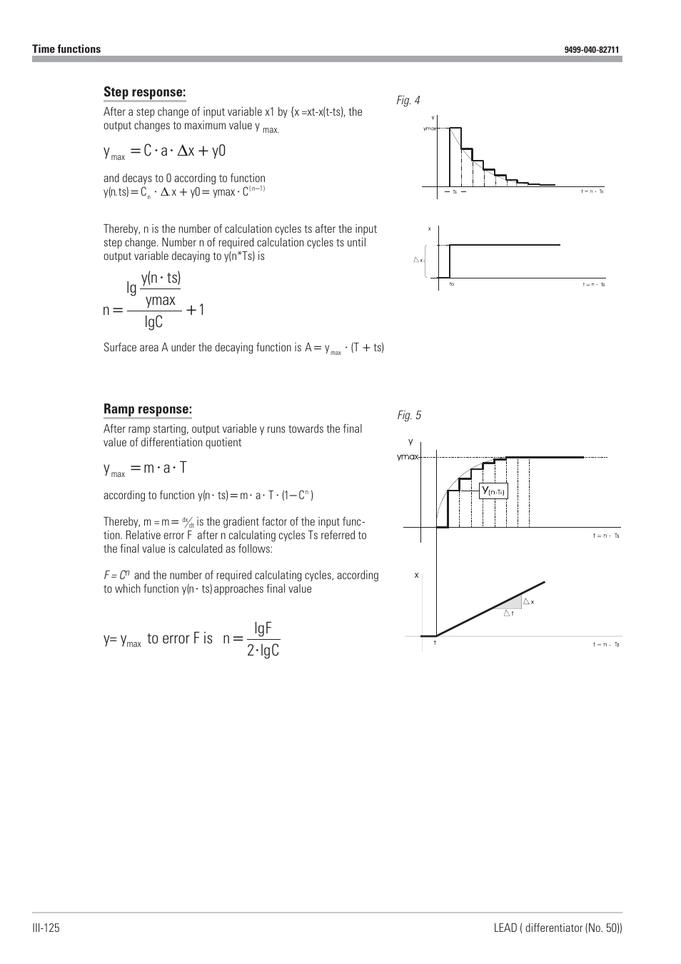 Yc a x y, Ч ч + d 0, Nlg y n ts ymax lgc = × + ( ) 1 | Ym a t, Y= y | West Control Solutions KS98-1 User Manual | Page 125 / 320