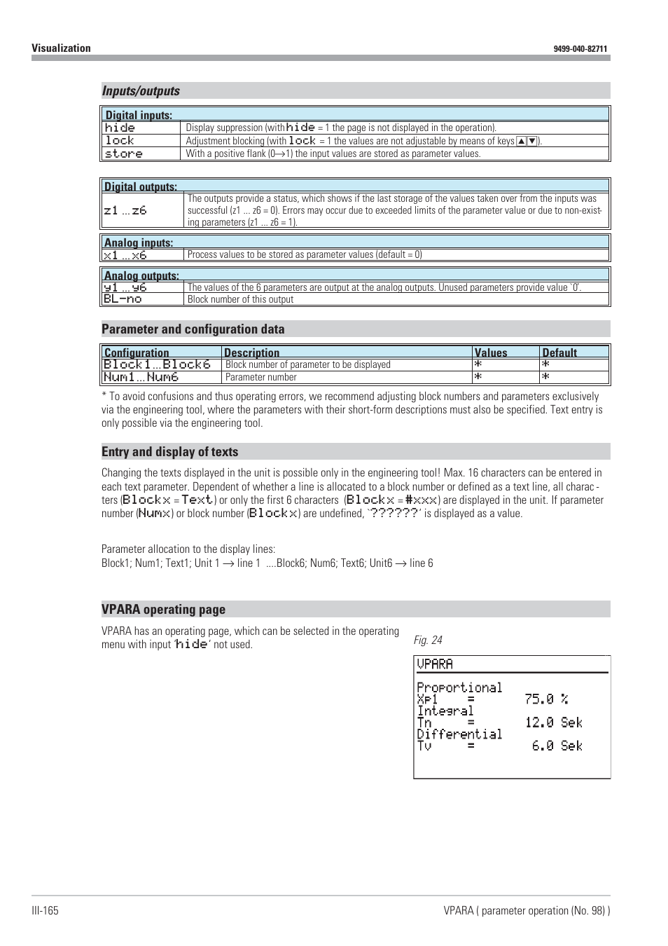 West Control Solutions KS98-1 User Manual | Page 165 / 320