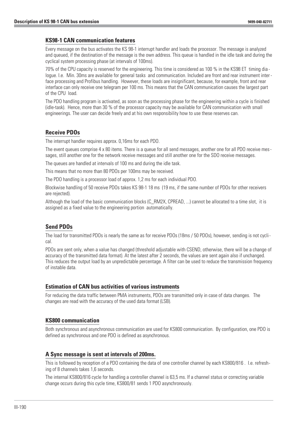 West Control Solutions KS98-1 User Manual | Page 190 / 320