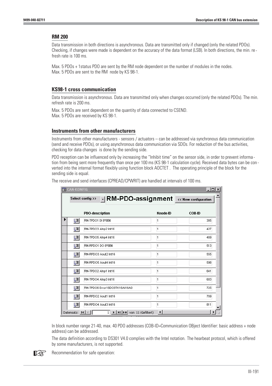 West Control Solutions KS98-1 User Manual | Page 191 / 320