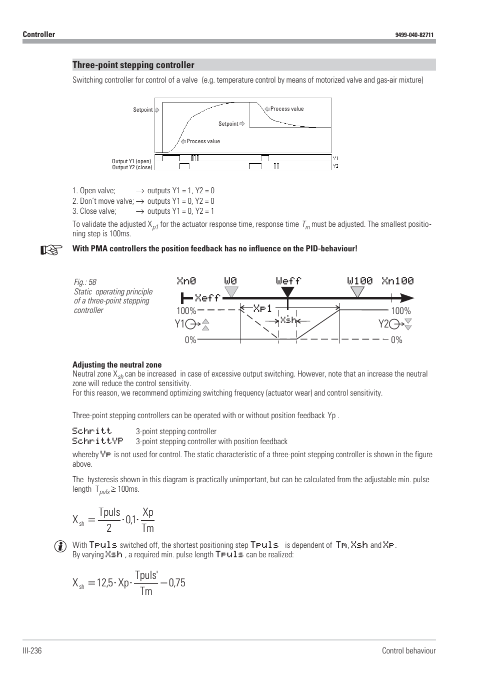 Three-point stepping controller 236, Xtpuls xp tm, Ч ч 2 01 | Xxp tpuls tm, Y1â y2â | West Control Solutions KS98-1 User Manual | Page 236 / 320