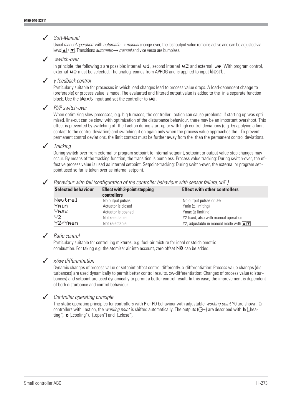 West Control Solutions KS98-1 User Manual | Page 273 / 320