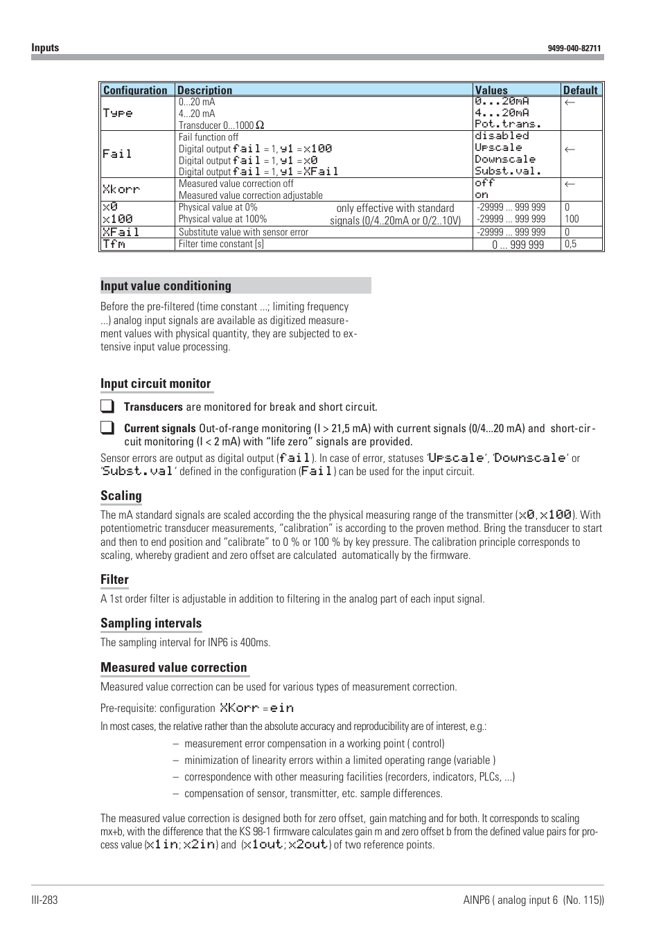 West Control Solutions KS98-1 User Manual | Page 283 / 320