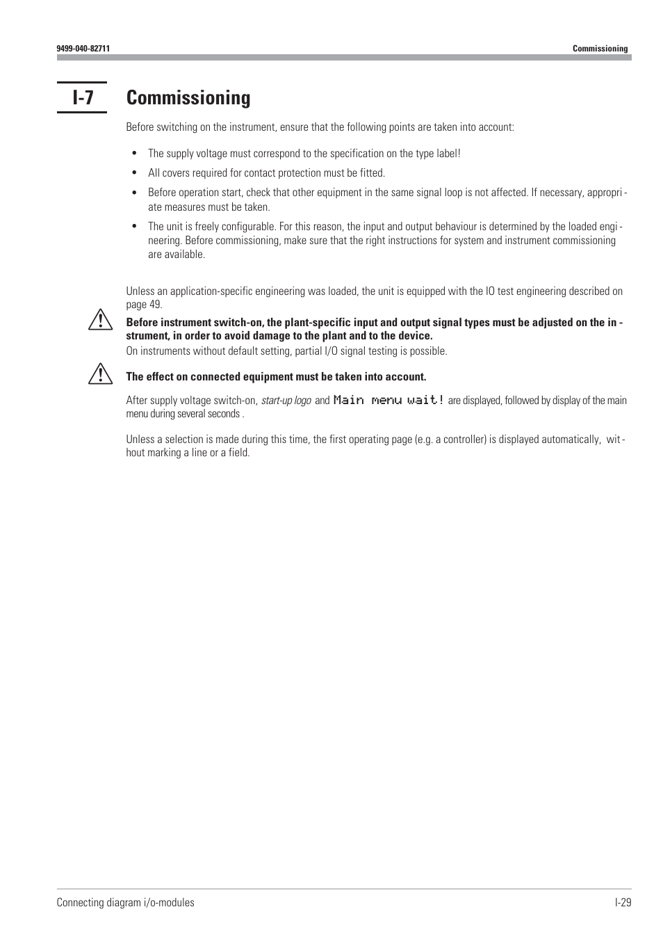 I-7 commissioning 29, I-7 commissioning | West Control Solutions KS98-1 User Manual | Page 29 / 320