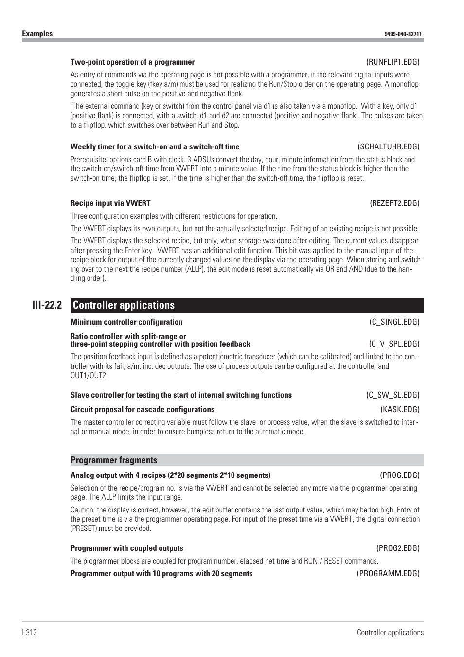 Iii-22.2 controller applications 313, Iii-22.2 controller applications | West Control Solutions KS98-1 User Manual | Page 313 / 320