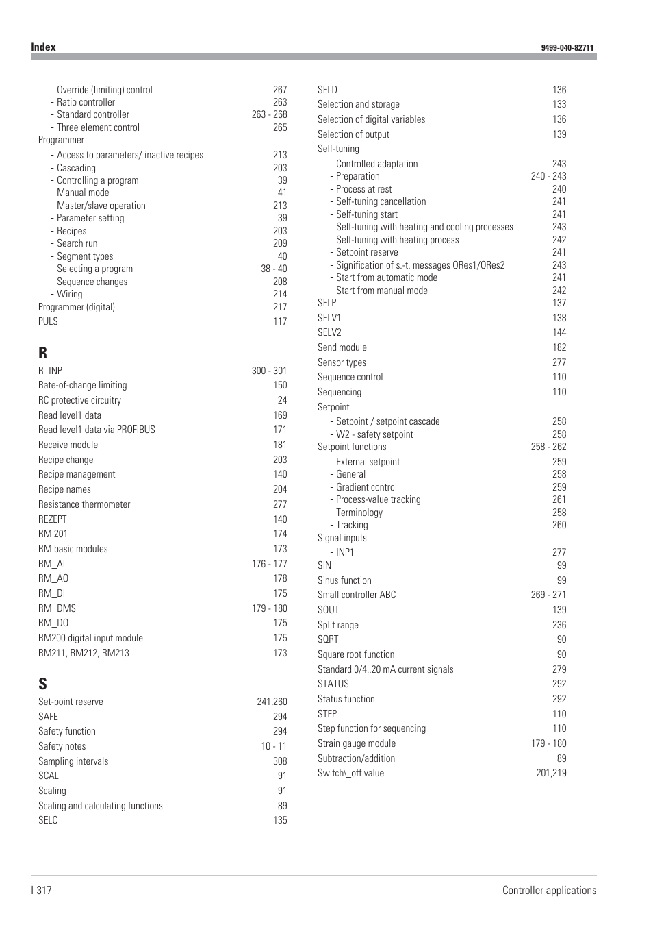 West Control Solutions KS98-1 User Manual | Page 317 / 320