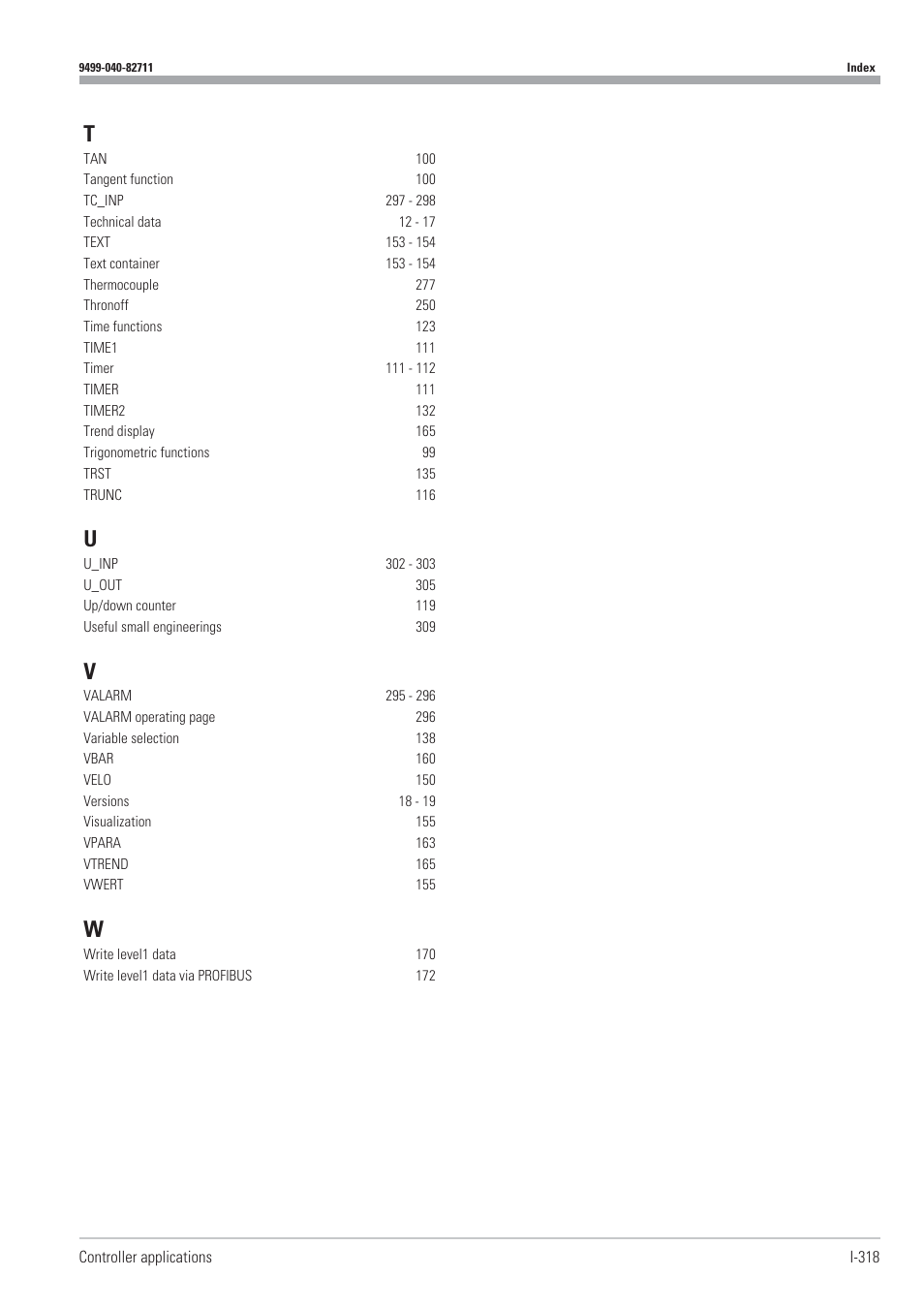 West Control Solutions KS98-1 User Manual | Page 318 / 320