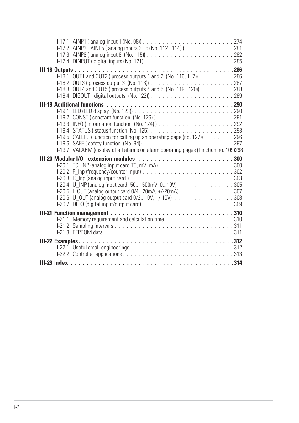 West Control Solutions KS98-1 User Manual | Page 7 / 320