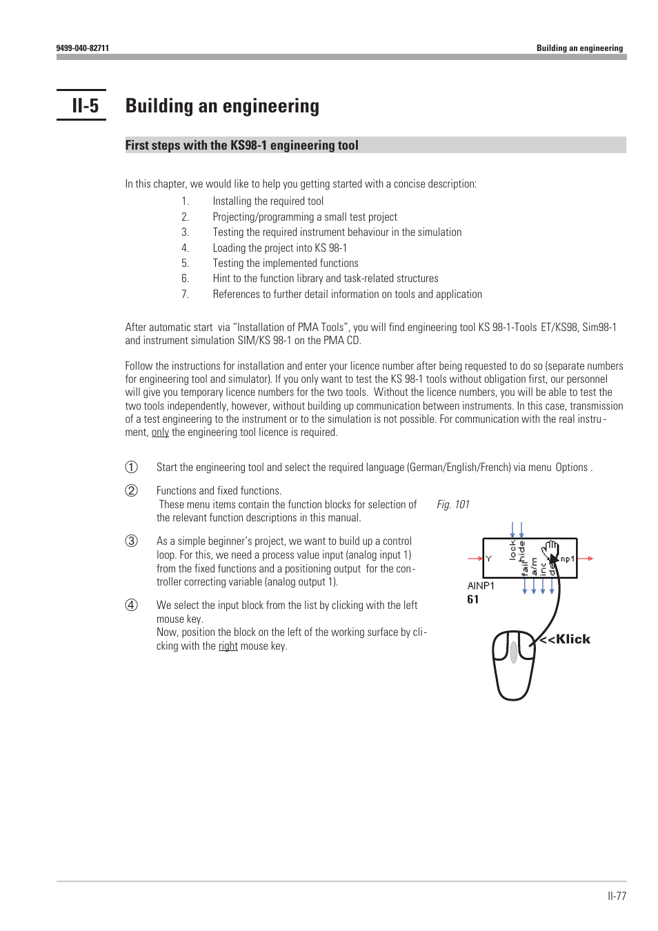 Ii-5 building an engineering 77, First steps 77 - 80, Ii-5 building an engineering | West Control Solutions KS98-1 User Manual | Page 77 / 320