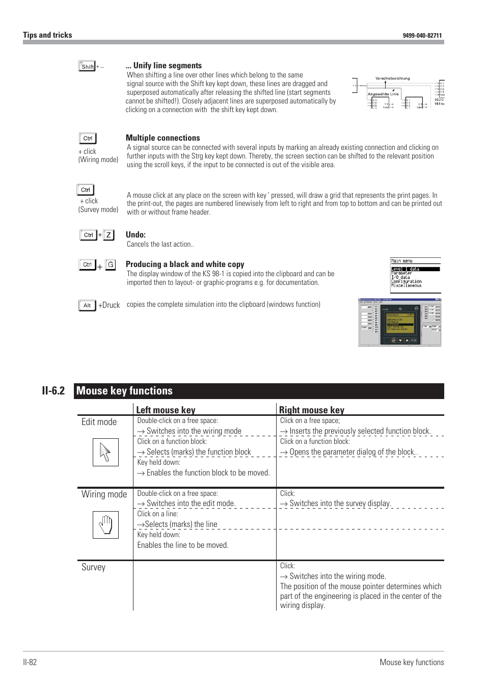 Ii-6.2 mouse key functions 82, Mousekey functions 82, Ii-6.2 mouse key functions | West Control Solutions KS98-1 User Manual | Page 82 / 320