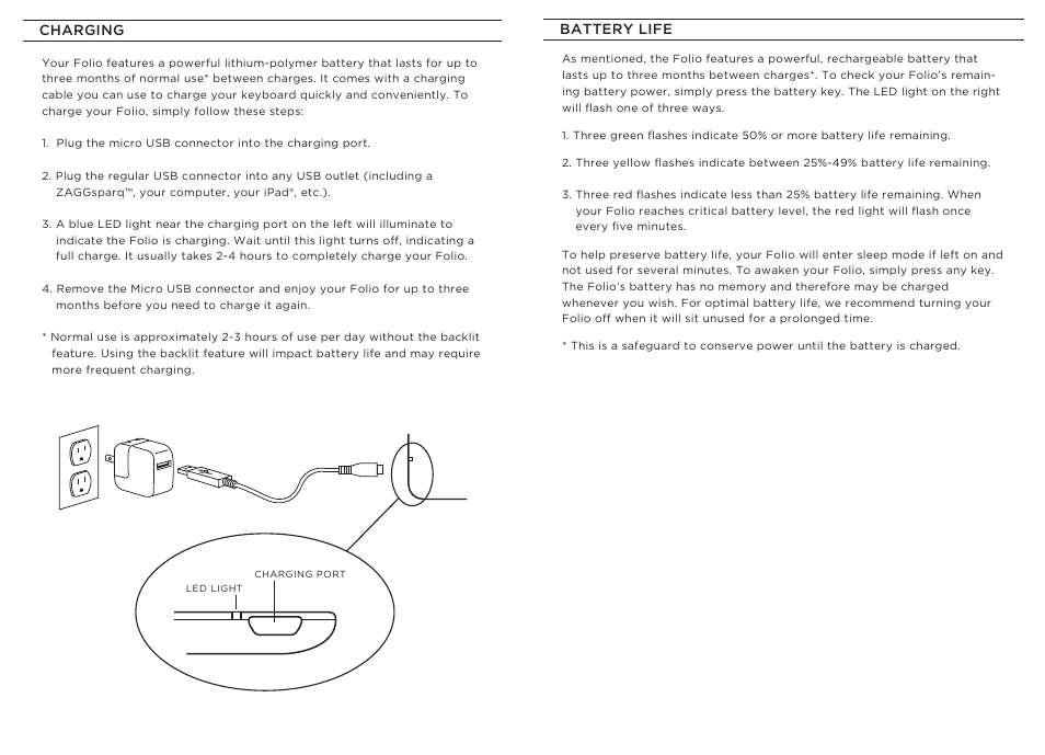 ZAGG Folio for iPad Air User Manual | Page 4 / 4