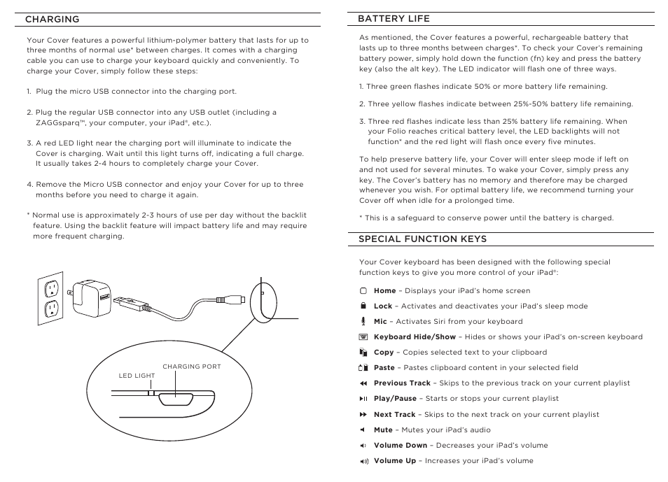 ZAGG Cover for iPad mini User Manual | Page 4 / 4