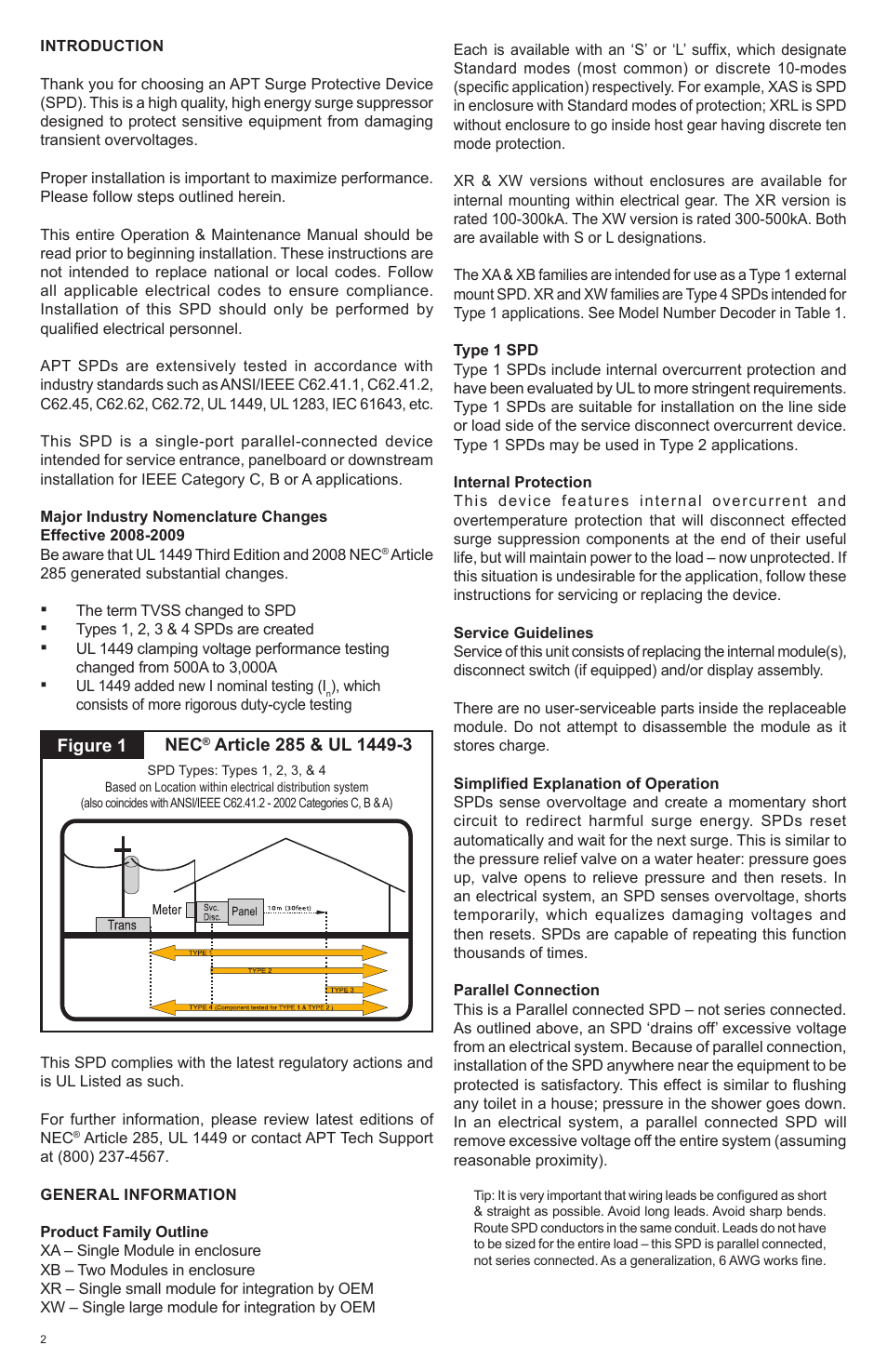 Advanced Protection XRL User Manual | Page 2 / 28