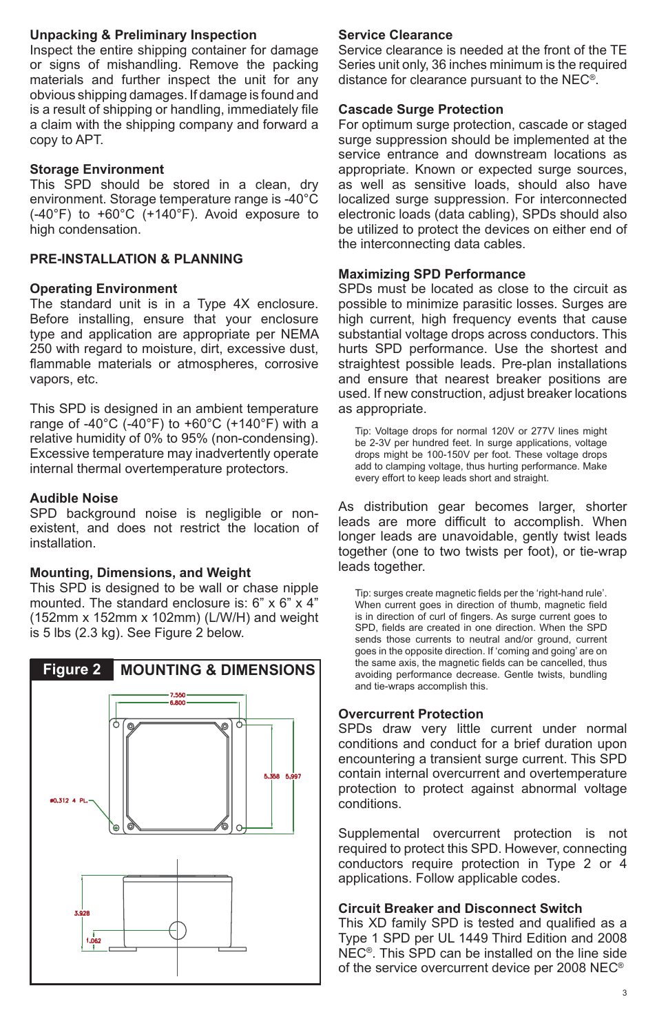 Advanced Protection XDS User Manual | Page 3 / 20