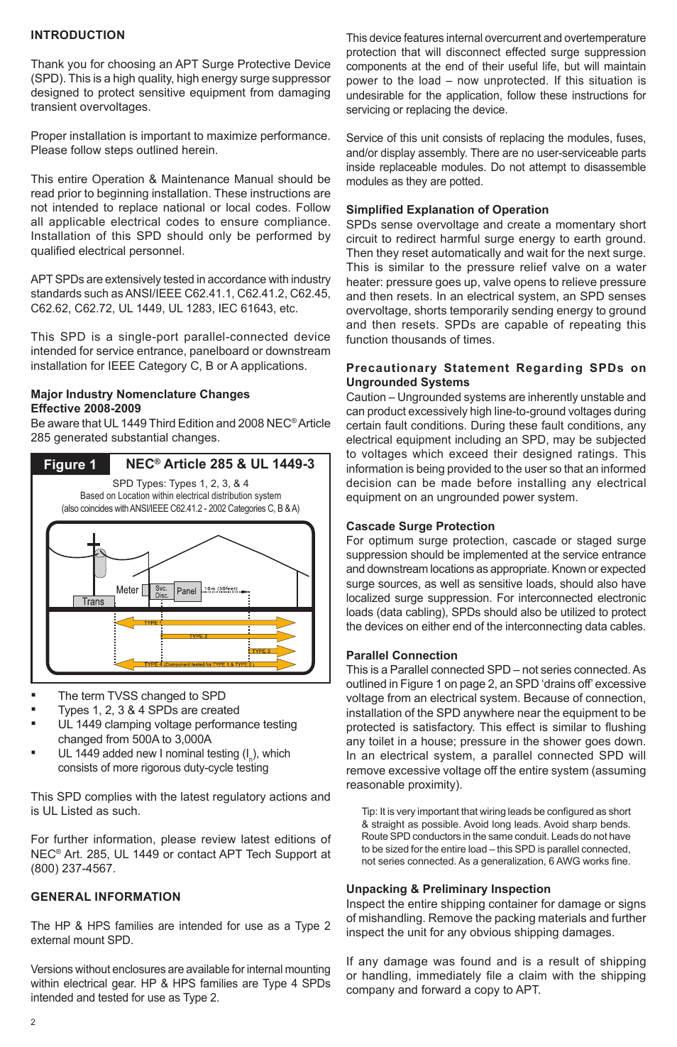 Advanced Protection HPS User Manual | Page 2 / 24